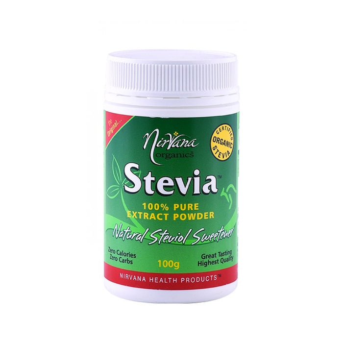 NIRVANA ORGANICS 100% Pure Stevia Extract Powder 100g