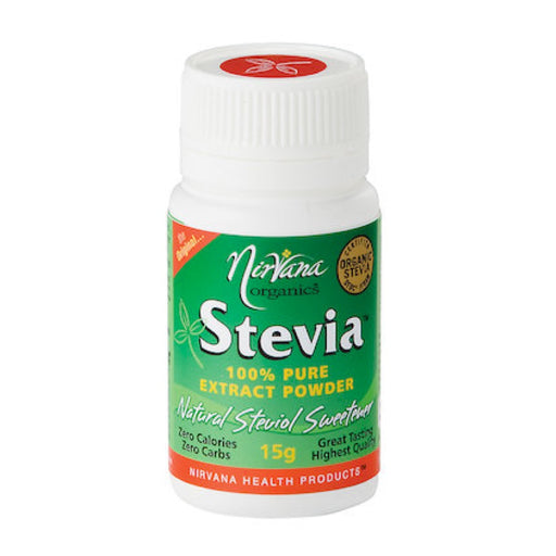 NIRVANA ORGANICS Stevia 100% Pure Extract Powder 15g