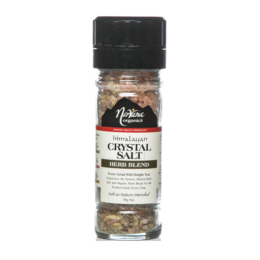 NIRVANA ORGANICS Himalayan Salt Herb Blend (Glass Grinder) 90g