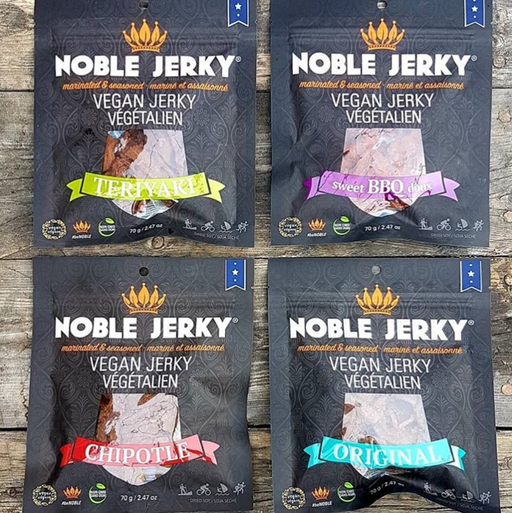 NOBLE JERKY Vegan Jerky Range