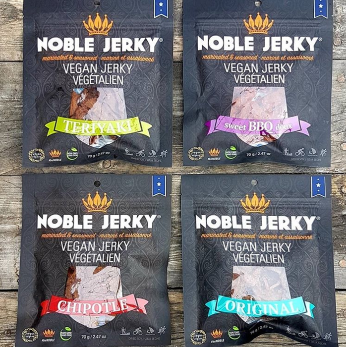 NOBLE JERKY Vegan Jerky Range
