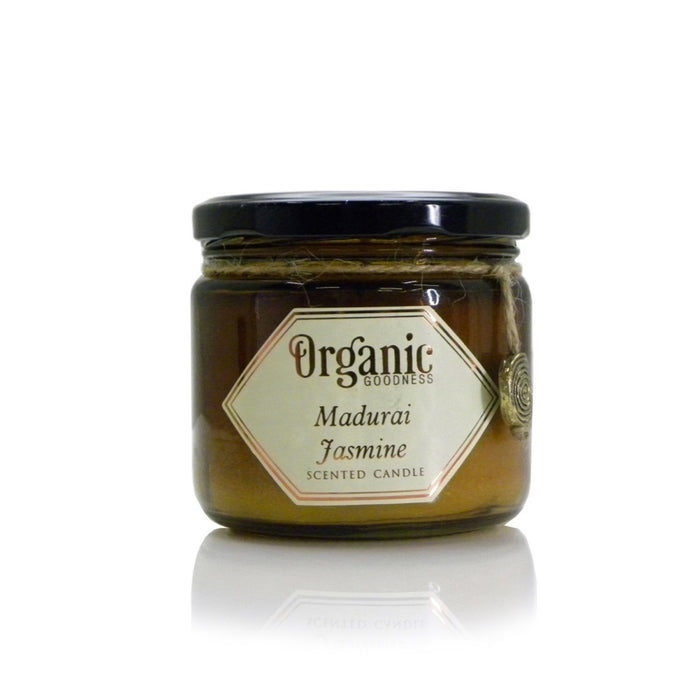 ORGANIC GOODNESS Natural Soy Wax Candle Madurai Jasmine - 200g