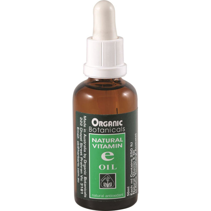 Organic Botanicals Natural Vitamin E Oil 50ml