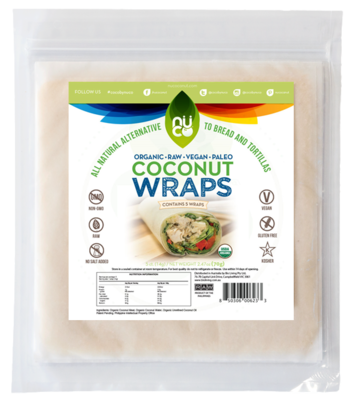 NUCO Organic Coconut Wraps 5pk