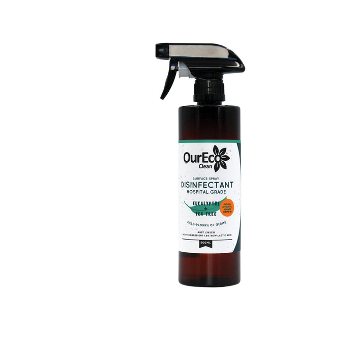 OurEco Clean Eucalyptus + Tea Tree Disinfectant Spray 500ml