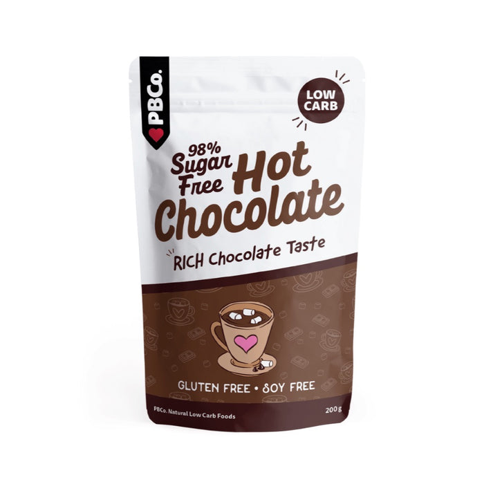 PBCO. Hot Chocolate - 98% Sugar Free - 200g