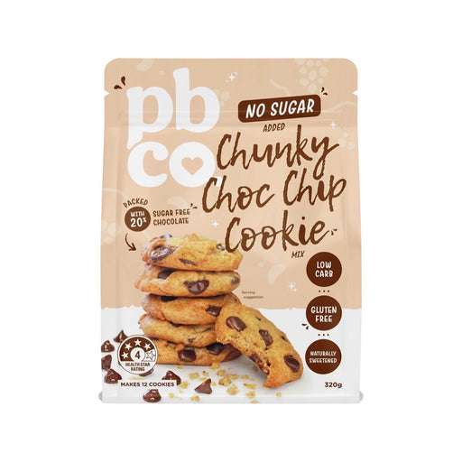 PBCO. Chunky Choc Chip Cookie Mix No Sugar Added - 320g