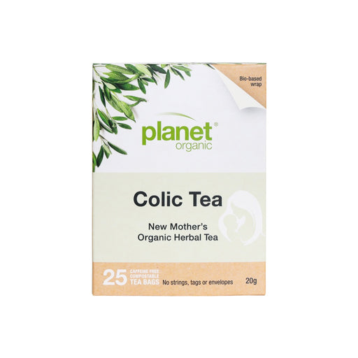 PLANET ORGANIC Herbal Tea Bags New Mother's - Colic Tea - 25 Tea Bags