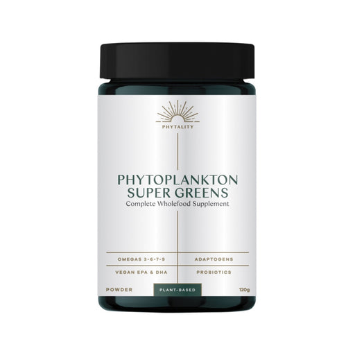 Phytality Phytoplankton Super Greens (Complete Wholefood Supplement) Powder 120g
