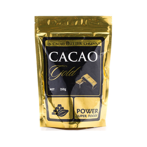 POWER SUPER FOODS Organic Cacao Gold Butter Chunks 250g