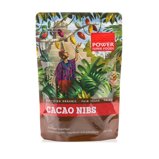 POWER SUPER FOODS Cacao Power - Organic Cacao Nibs - 250g