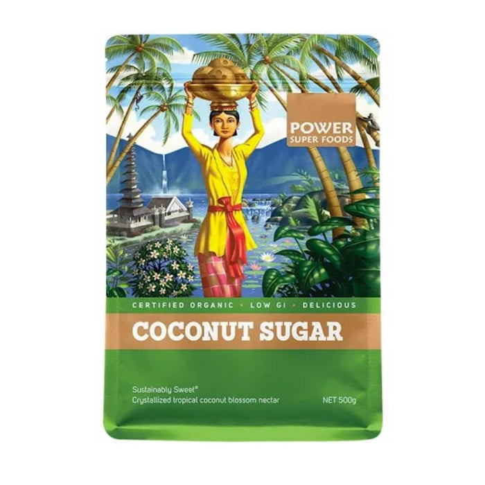 POWER SUPER FOODS Organic Coconut Palm Sugar 500g