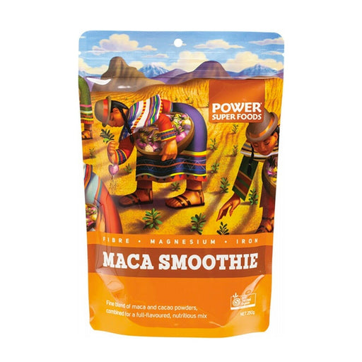 POWER SUPER FOODS Maca Power Organic Smoothie Blend with Cacao 250g