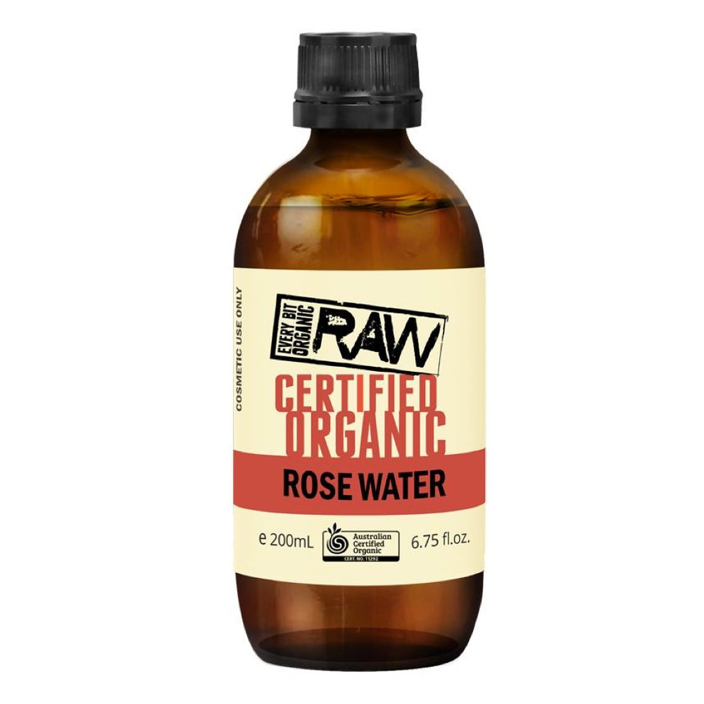 EVERY BIT ORGANIC RAW Rose Water 200ml Only 15.49 today! — Australian Organic Products