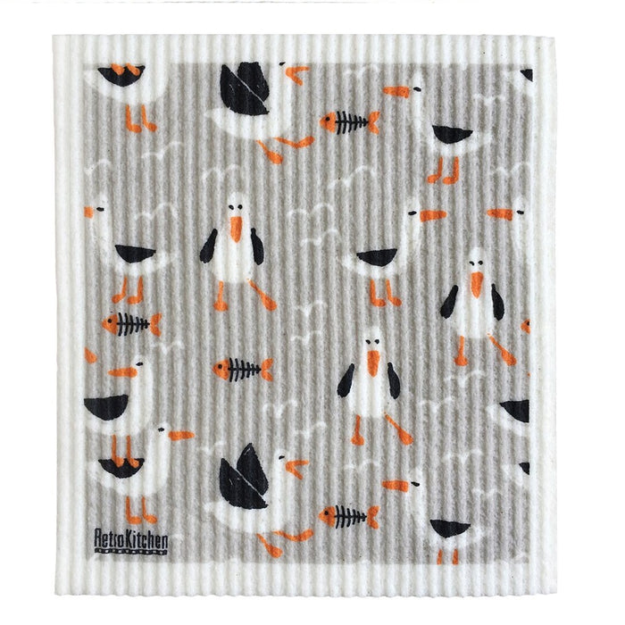 Retrokitchen 100% Biodegradable Dishcloth Seagulls