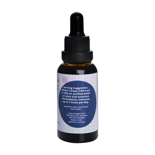 Supercharged Food Fulvic Humic Concentrate Drops 60ml