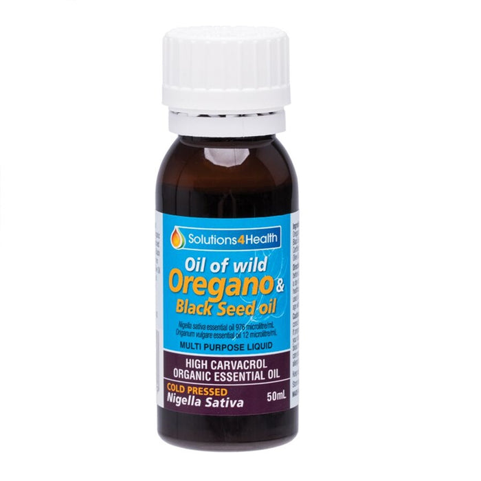 Solutions 4 Health Oil of Wild Oregano With Black Seed Oil 