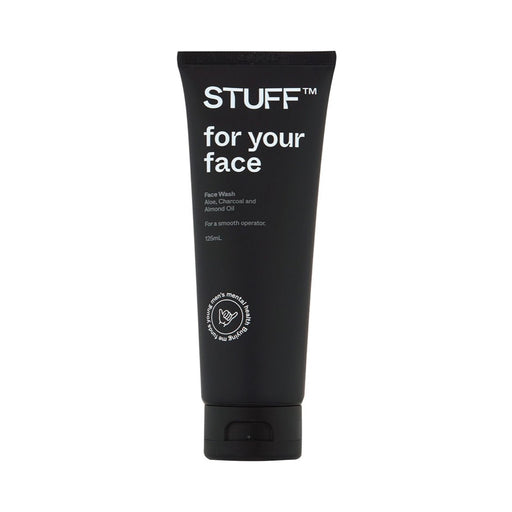 STUFF Face Wash Aloe, Charcoal and Almond Oil - 125ml