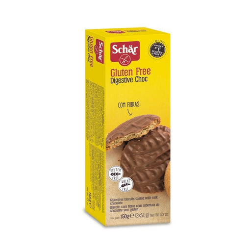 Schar Digestive Choc Biscuits 150g