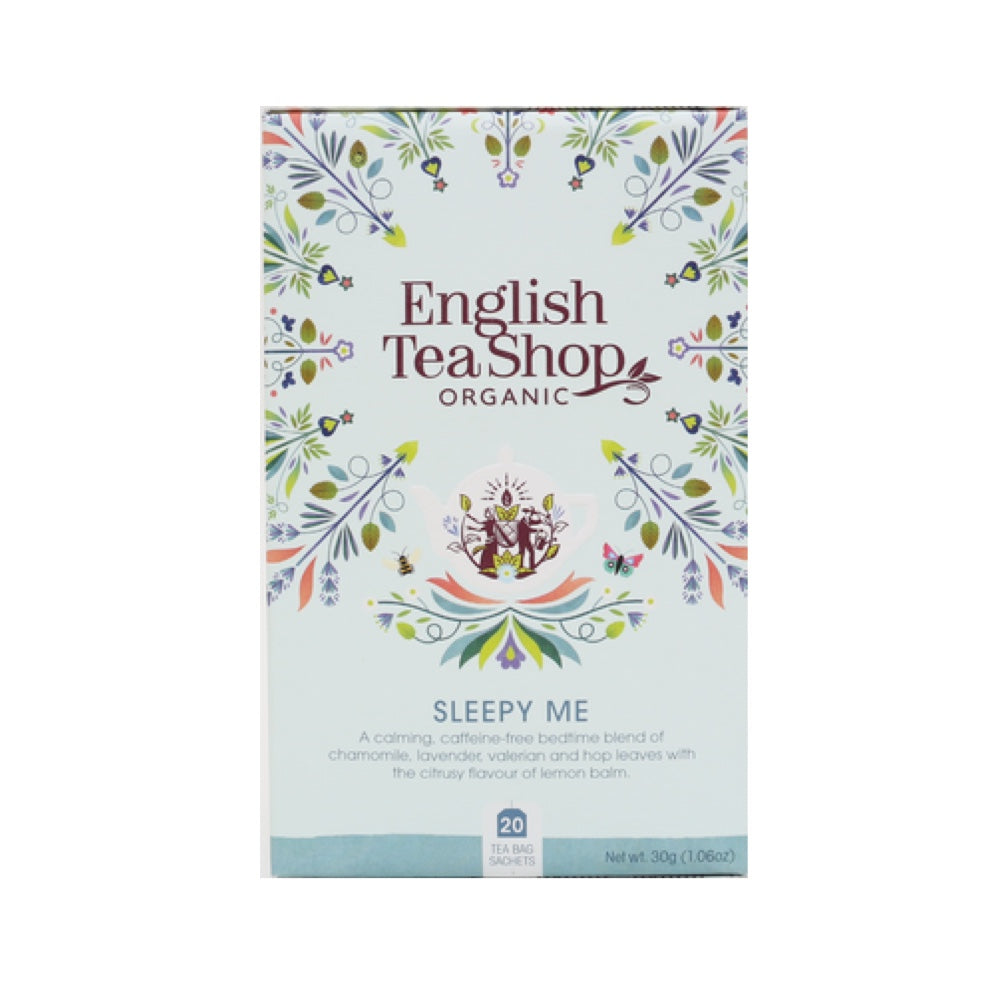 ENGLISH TEA SHOP Organic Wellness Sleepy Me Tea 20 Bags — Australian Organic  Products