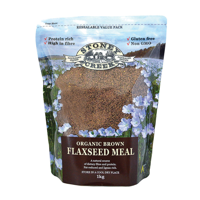 STONEY CREEK Organic Brown Flaxseed Meal 1kg