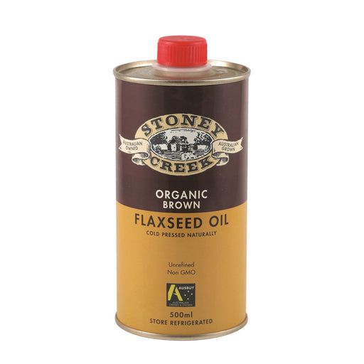 STONEY CREEK Organic Brown Flaxseed Oil 500ml