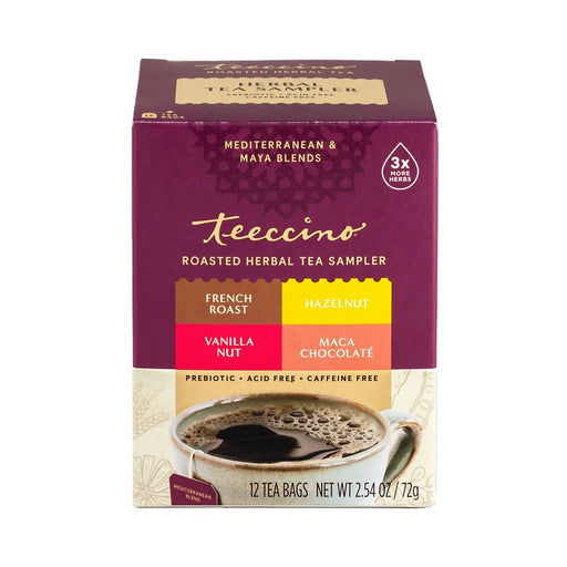 Teeccino Herbal Tea Sampler x 12 Tea Bags