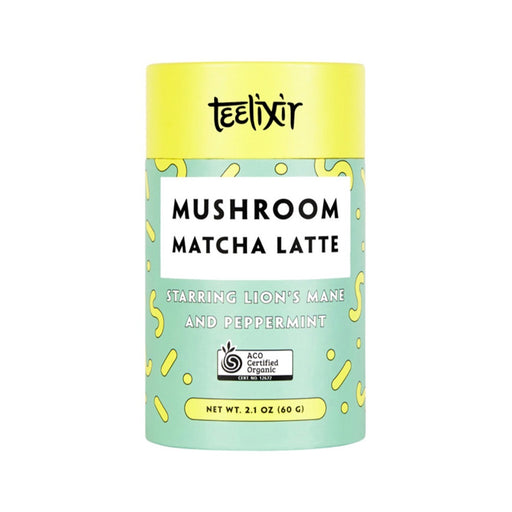Teelixir Organic Mushroom Matcha Latte (Starring Lion's Mane and Peppermint) 60g