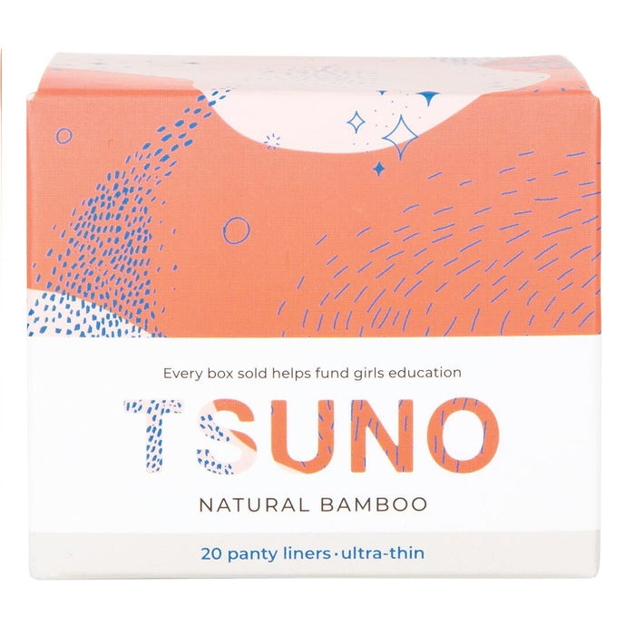 Tsuno Natural Bamboo Panty Liners Ultra-Thin