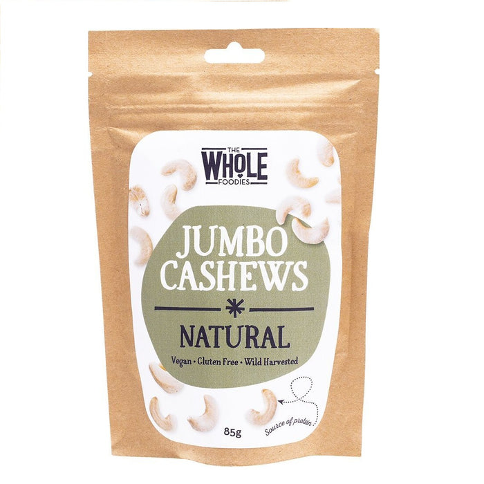 The Whole Foodies Natural Jumbo Cashews - 85g