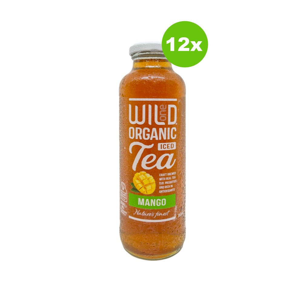 Wild One Organic Iced Tea Mango 12 x 360ml — Australian Organic Products