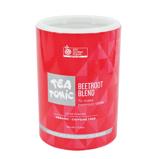 Tea Tonic Organic Beetroot Blend to make Beetroot Lattes Tube