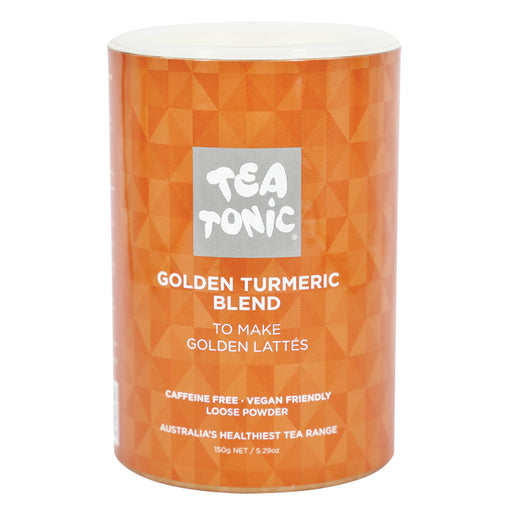 Tea Tonic Golden Turmeric Blend to make Golden Lattes Tube