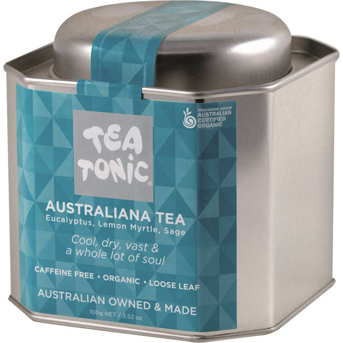 Tea Tonic Organic Australiana Tea Tin