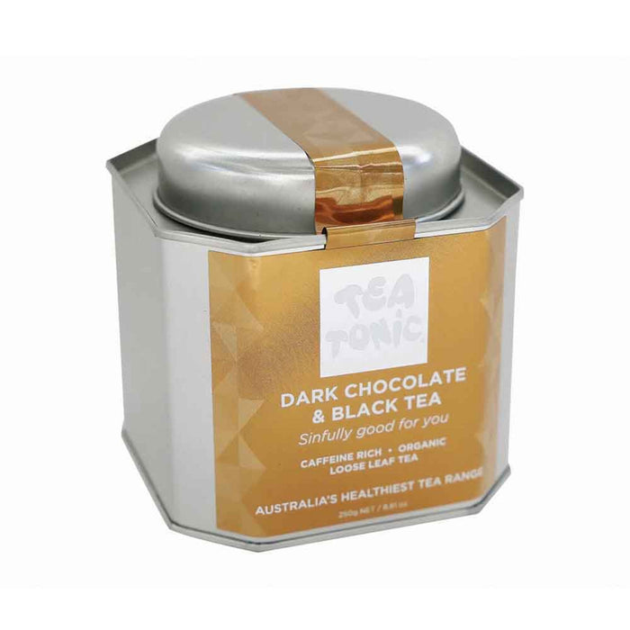 Tea Tonic Organic Dark Chocolate & Black Tea Tin