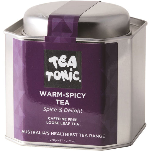 Tea Tonic Organic Warm-Spicy Tea Tin 