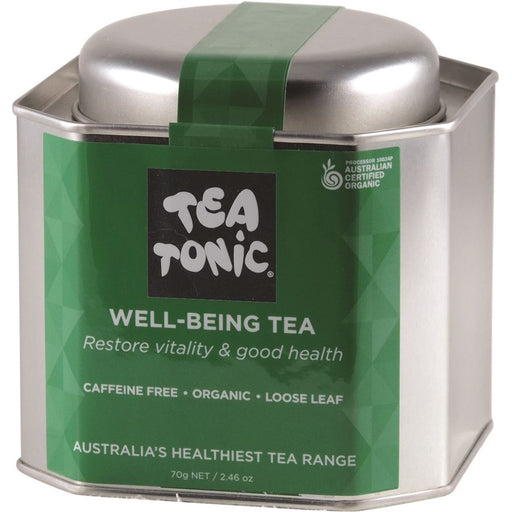 Tea Tonic Organic Well-Being Tea Tin 