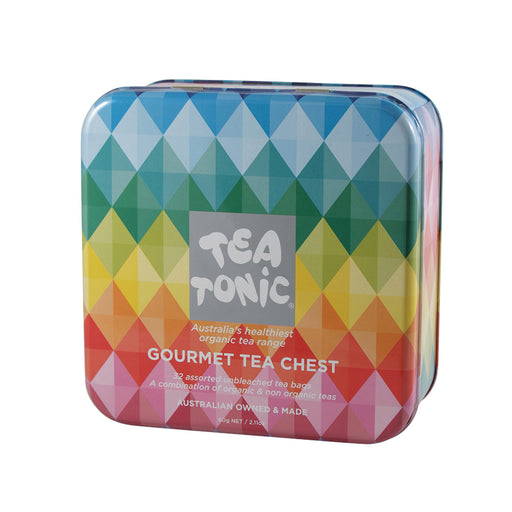 Tea Tonic Gourmet Tea Chest Tin Mini x 32 Tea Bags