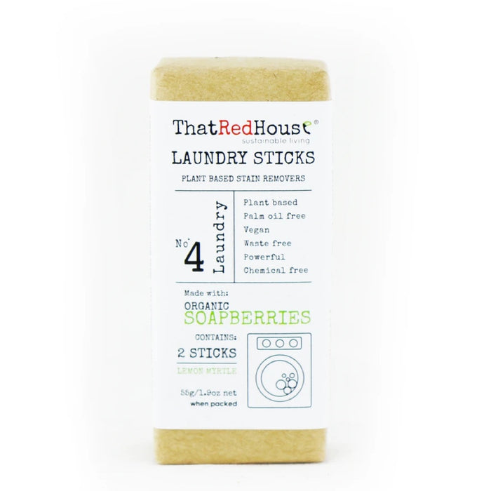 THAT RED HOUSE Laundry Sticks Plant Based Stain Removers (Contains Two Sticks) - 55g