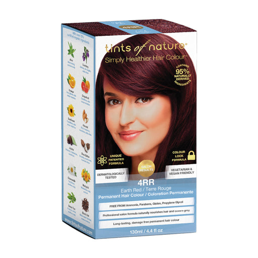 TINTS OF NATURE Permanent Organic Hair Colour Earth Red - 4RR 