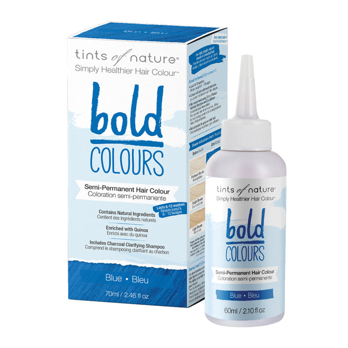 Tints of Nature Bold Colours - Blue Semi-Permanent Hair Colour 70ml