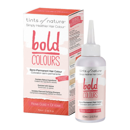 Tints of Nature Bold Colours - Rose Gold Semi-Permanent Hair Colour 