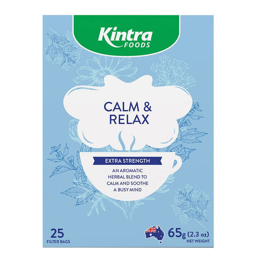 Kintra Foods 25 Herbal Tea Bags Calm & Relax