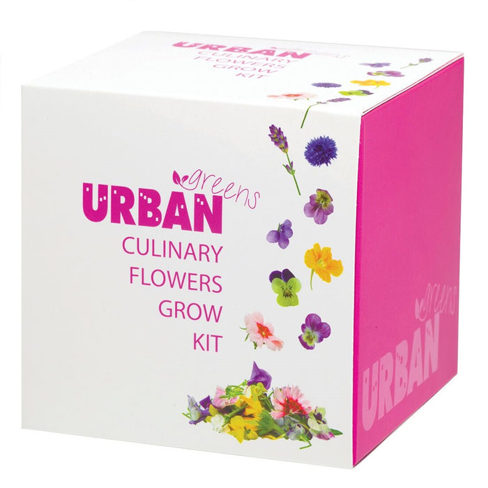 Urban Greens Grow Kit Culinary Flowers - 5 Edible Flower Varieties - 10x10cm
