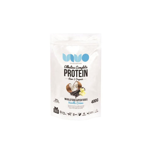 Vivo Alkaline Protein Organic & Raw Alkaline Complete Protein Vanilla Creme 400g