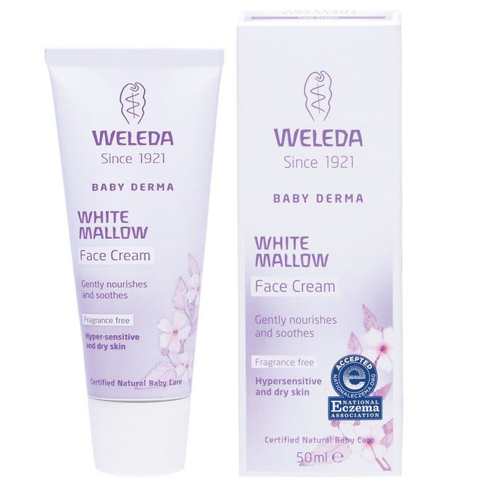 Weleda Baby Derma Fragrance Free White Mallow Face Cream 