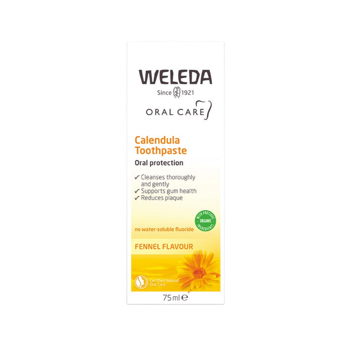 Weleda Oral Care Organic Toothpaste Calendula (Fennel Flavour) 75ml