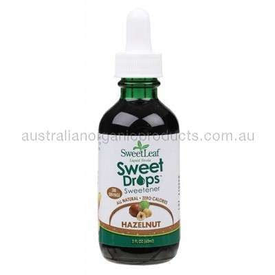 SWEET LEAF Sweet Drops Organic Liquid Stevia Hazelnut 60ml