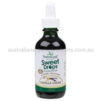 SWEET LEAF Sweet Drops Organic Liquid Stevia Vanilla Creme 60ml