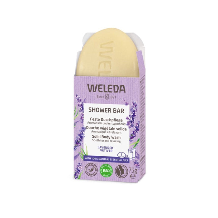 WELEDA Shower Bar Lavender + Vetiver - 75g